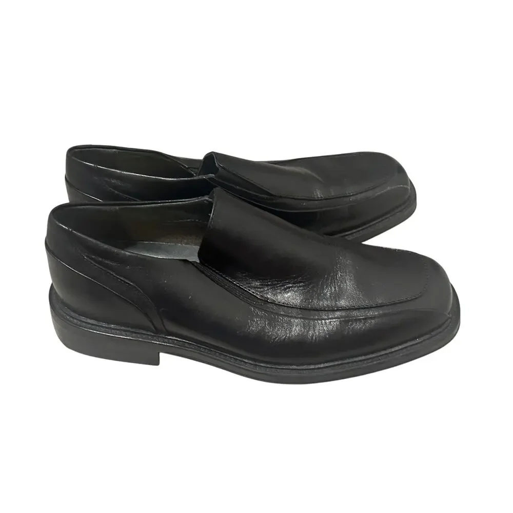Dockers Men's 8 Black Emptor Slip On Synthetic Leather Round Toe Dress Shoe